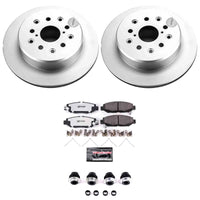 Power Stop 93-97 Lexus GS300 Rear Z26 Coated Brake Kit