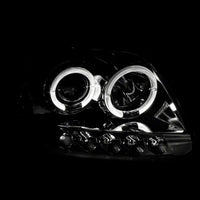 Raxiom 97-03 Ford F-150 LED Halo Projector Headlights- Chrome Housing (Clear Lens)