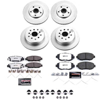 Power Stop 93-97 Lexus GS300 Front and Rear Z26 Coated Brake Kit