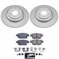 Power Stop 09-14 Acura TL Rear Z23 Coated Brake Kit