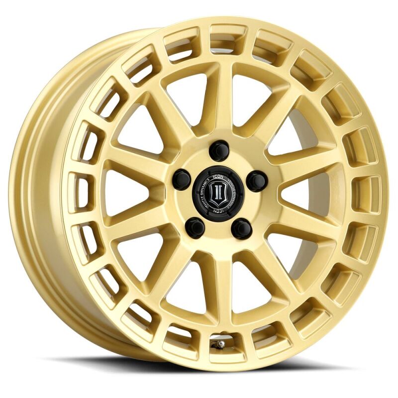 ICON Journey 17x8 / 5x108 / 38 mm / 6in BS Gloss Gold Wheel