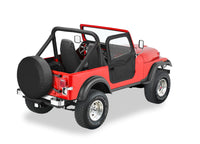 Bestop 76-86 Jeep Cj7 Full Fabric Doors (Black Denim)