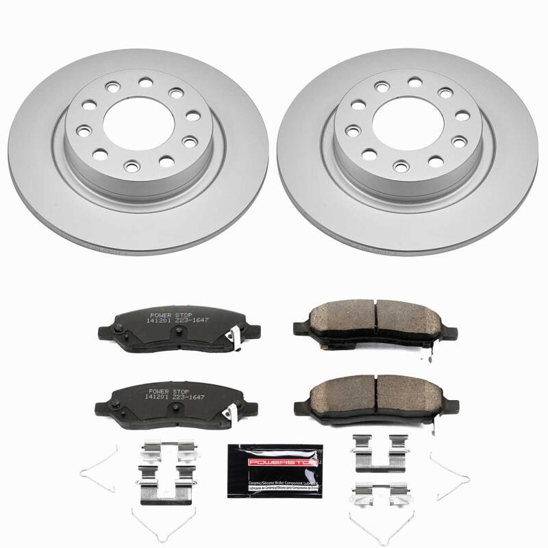 Power Stop 13-16 Dodge Dart Rear Z23 Coated Brake Kit