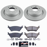 Power Stop 12-18 Ford F-150 Rear Z23 Coated Brake Kit