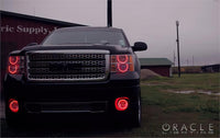 Oracle 08-13 GMC Sierra LED Round Ring Headlight Halo Kit - Blue