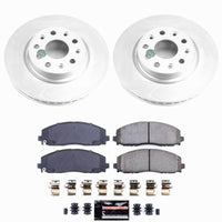 Power Stop 18-25 Jeep Wrangler Front Z23 Coated Brake Kit