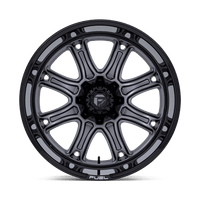 DARKSTAR 22X9 5X5/5.5 87 +1 M-GMTL BLK