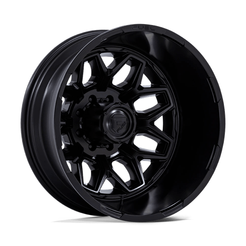FLUX DRW 22X8.25 8X6.5 -227 BLK-OUT (DR)
