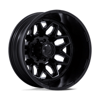 FLUX DRW 22X8.25 8X6.5 -265 BLK-OUT (DR)