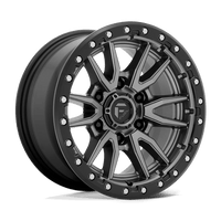 REBEL 16X8 6X5.5 106 +1 M-GMTL-BLK-RG