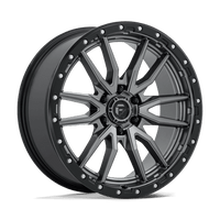 REBEL 22X9 6X5.5 78 +20 M-GMTL-BLK-RG