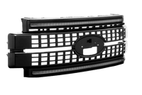 FORD SD 17-19 GRILLE UNFINISHED WHT DRL