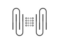 ICON 99-10 Ford F-250/F-350 Rear 15in U-Bolt Kit