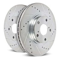 Power Stop 22-24 Acura MDX Front Drilled & Slotted Rotor - Pair