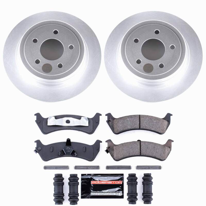 Power Stop 2003 Ford Explorer Sport Rear Z23 Coated Brake Kit