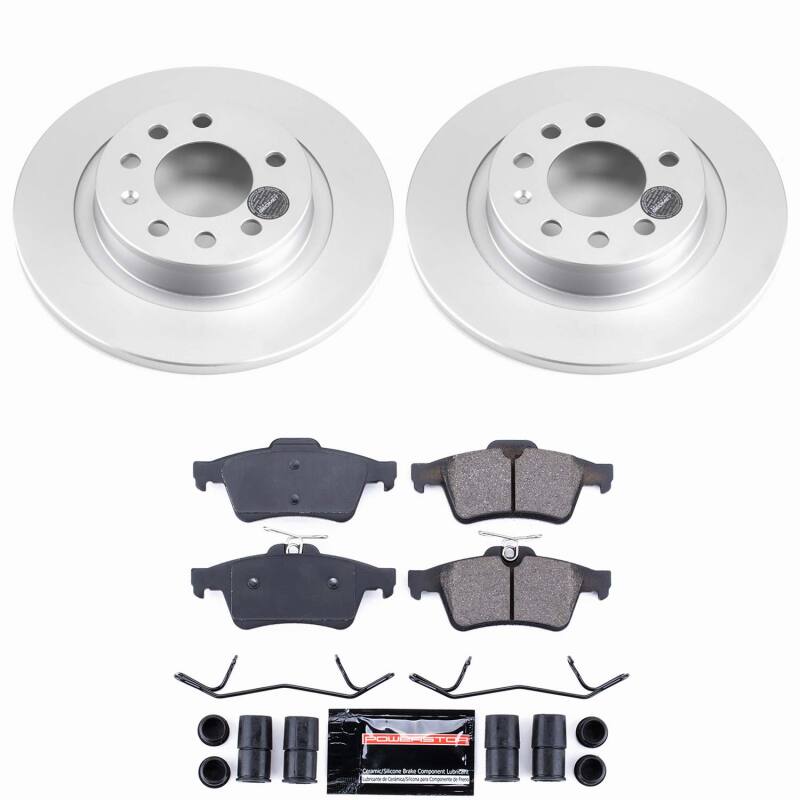 Power Stop 06-09 Pontiac Solstice Rear Z23 Coated Brake Kit
