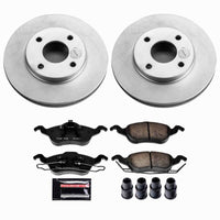 Power Stop 00-04 Ford Focus Front Z23 Coated Brake Kit