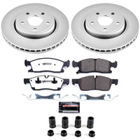 Power Stop 11-20 Dodge Durango Front Z36 Coated Truck & Tow Brake Kit