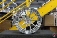 Vossen LC3-04 - 3 Piece - 22x11 - 5x130 - ET40 - Brushed Ctr/Polish Lip - Bentley Continental - Rr