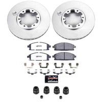 Power Stop 96-98 Nissan Pathfinder Front Z36 Coated Truck & Tow Brake Kit