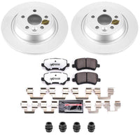 Power Stop 12-15 Land Rover Range Rover Evoque Rear Z36 Coated Truck & Tow Brake Kit