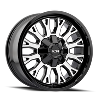 ION Type 152 20x9 / 8x180 BP / 0mm Offset / 124.1mm Hub Black/Machined Wheel