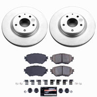 Power Stop 17-18 Mazda 3 Front Z23 Coated Brake Kit
