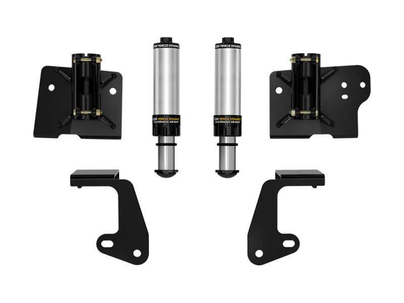 ICON 22-24 Toyota Tundra Rear Hydraulic Bump Stop Kit - 3-5in Lift