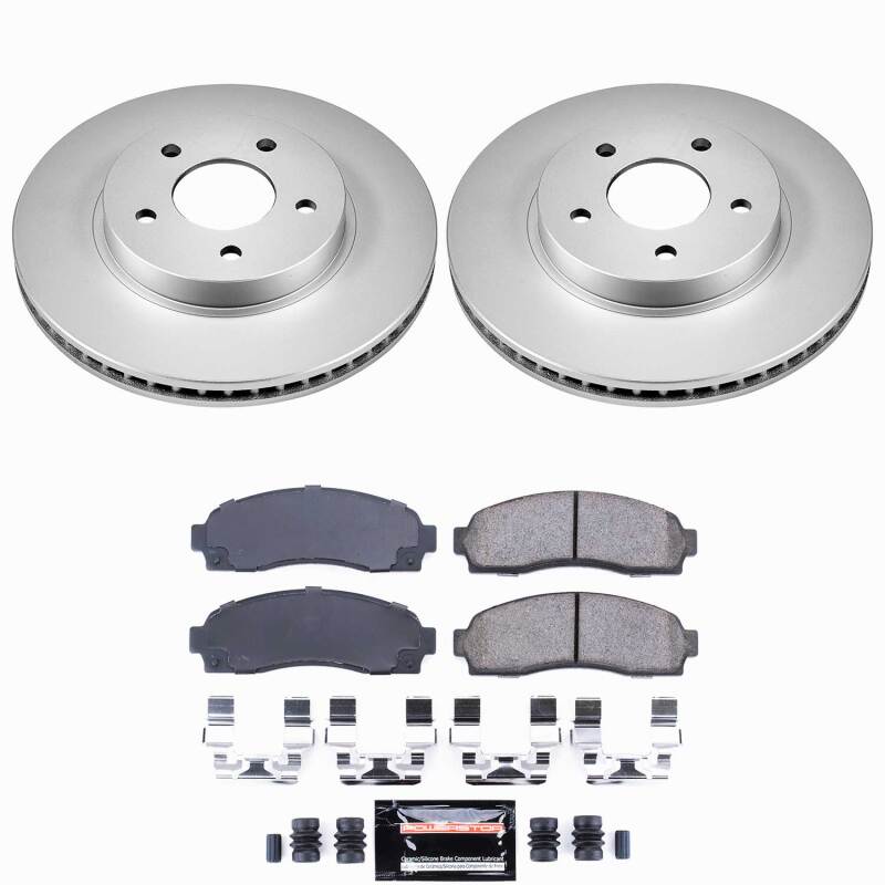 Power Stop 05-06 Chevrolet Equinox Front Z23 Coated Brake Kit