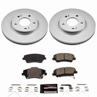 Power Stop 17-20 Hyundai Elantra Front Z23 Coated Brake Kit