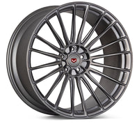 Vossen Forged S17-04 -21X10.5 / 5X120 / 74.1 - Brushed Stealth Grey Fountain Blue V F9X X5M Front