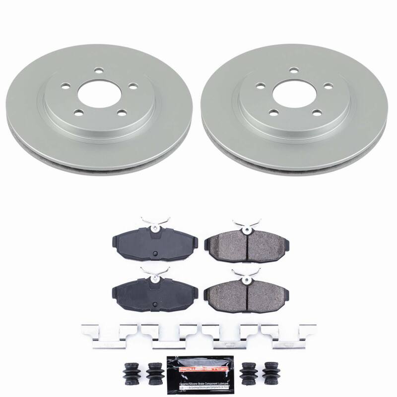 Power Stop 05-11 Ford Mustang Rear Z23 Coated Brake Kit