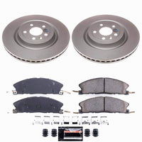 Power Stop 13-19 Ford Explorer Front Z23 Coated Brake Kit