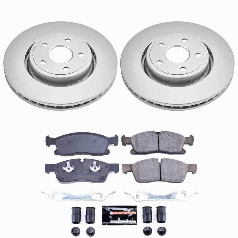 Power Stop 12-20 Dodge Durango Front Z23 Coated Brake Kit