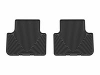 WeatherTech 17-25 Audi Q7 2nd Row Rear All-Weather Floor Mats - Black