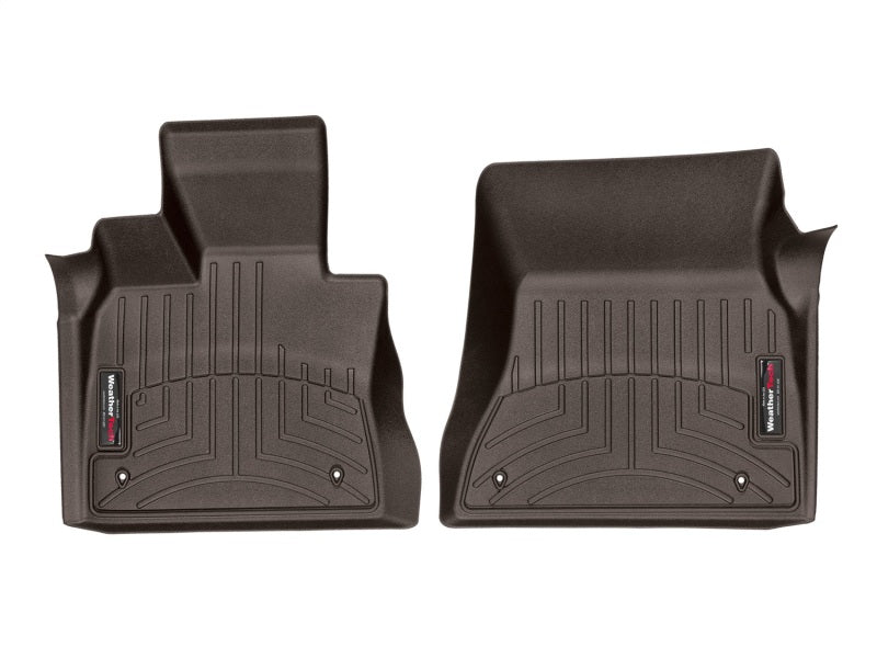 WeatherTech 2018+ BMW X5/X6 Front FloorLiners - Cocoa