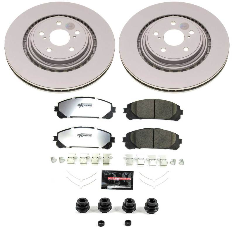 Power Stop 23-25 Lexus RX350 Front Z36 Coated Truck & Tow Brake Kit
