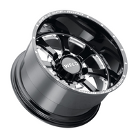 Weld Off-Road W125 20X9 Granada Eight 8X180 ET00 BS5.00 Gloss Black MIL 124.3