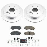 Power Stop 17-24 Nissan TITAN Rear Z23 Coated Brake Kit