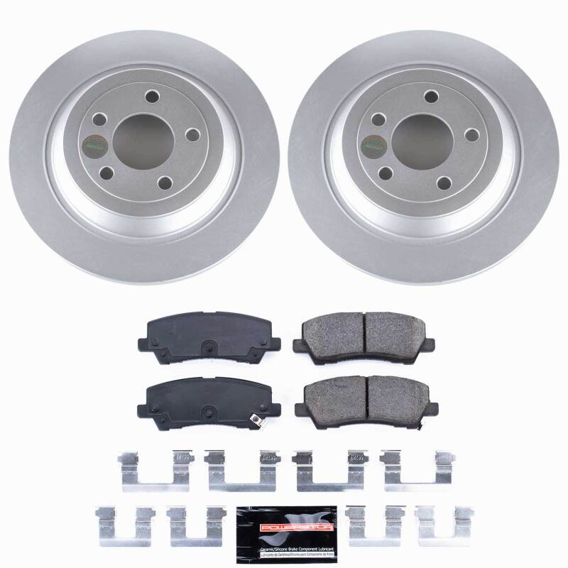 Power Stop 15-23 Ford Mustang Rear Z23 Coated Brake Kit