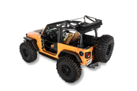 Bestop Trektop Glide Slantback for 18+ Jeep Wrangler JL (Black Diamond)