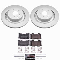 Power Stop 08-13 Infiniti G37 Rear Z23 Coated Brake Kit