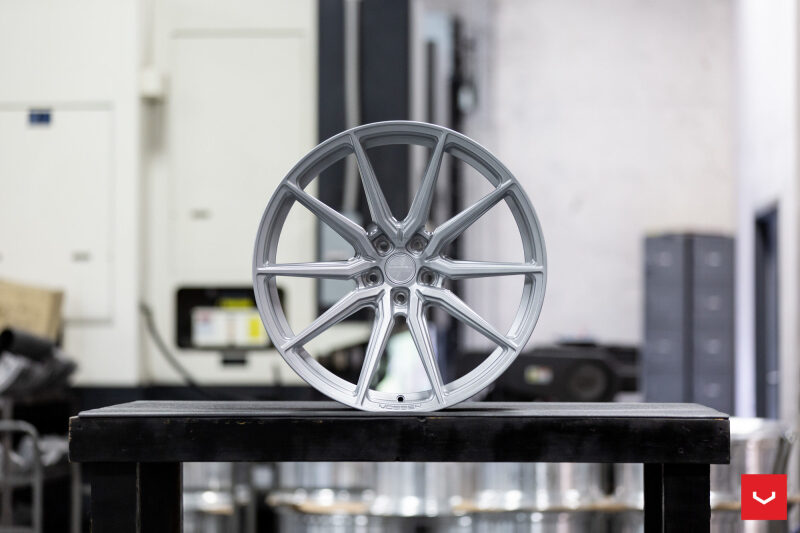 Vossen HF3 - 22x9.5 - ET7 - 5x120 - 60.1 - DEEP - SS - Satin Silver Wheel