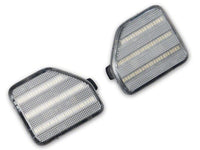 Raxiom 18-26 Jeep Wrangler JL Clear LED Rear Bumper Reflector Lights- White LED