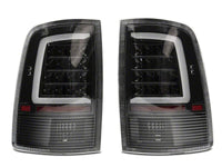 Raxiom 09-18 Dodge RAM 1500 Axial Series LED Tail Lights- Black Housing- Clear Lens