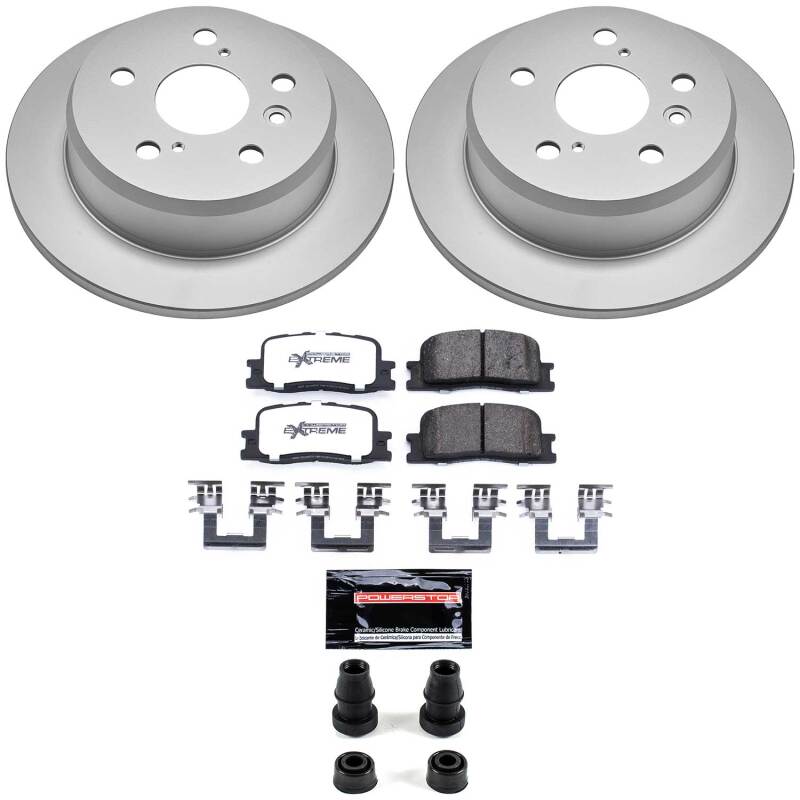 Power Stop 02-03 Lexus ES300 Rear Z36 Coated Truck & Tow Brake Kit