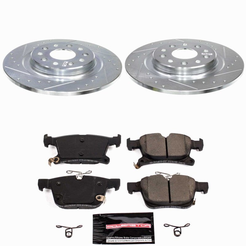 Power Stop 20-25 Chrysler Pacifica Rear Z23 Evolution Brake Kit