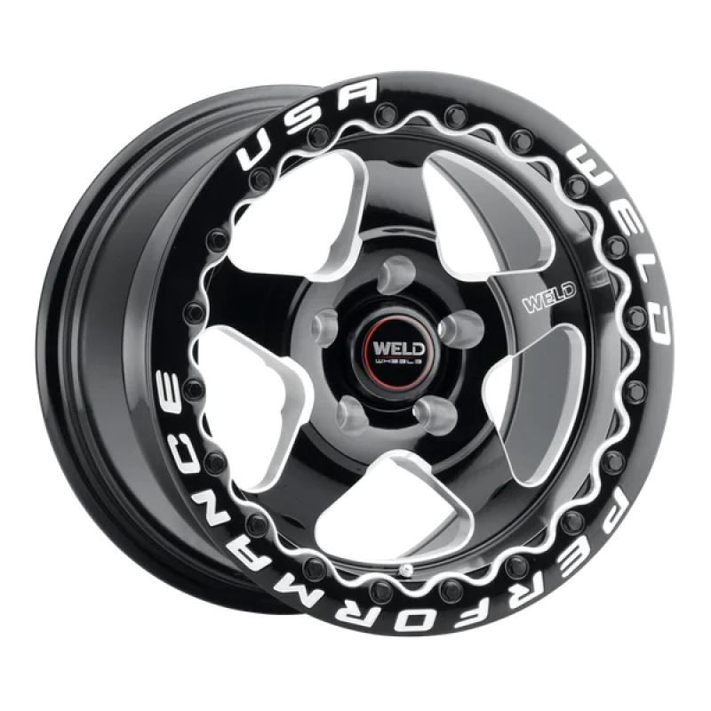 Weld S904 17X10 Ventura Drag Beadlock 5X114,3 ET25 BS6.48 Gloss Black MIL DIA 78.1