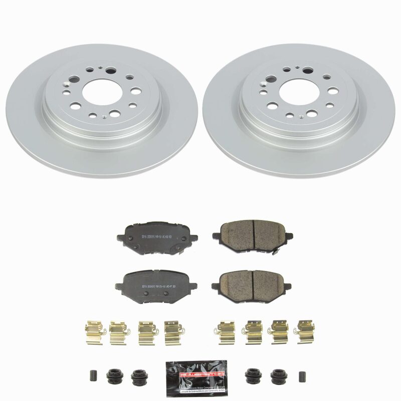 Power Stop 17-21 Honda Clarity Rear Z23 Coated Brake Kit