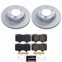 Power Stop 24-25 Toyota Tacoma Front Z23 Coated Brake Kit